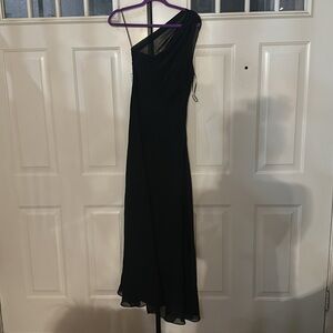 Birdy Grey One-Shoulder Black Dress. Size small